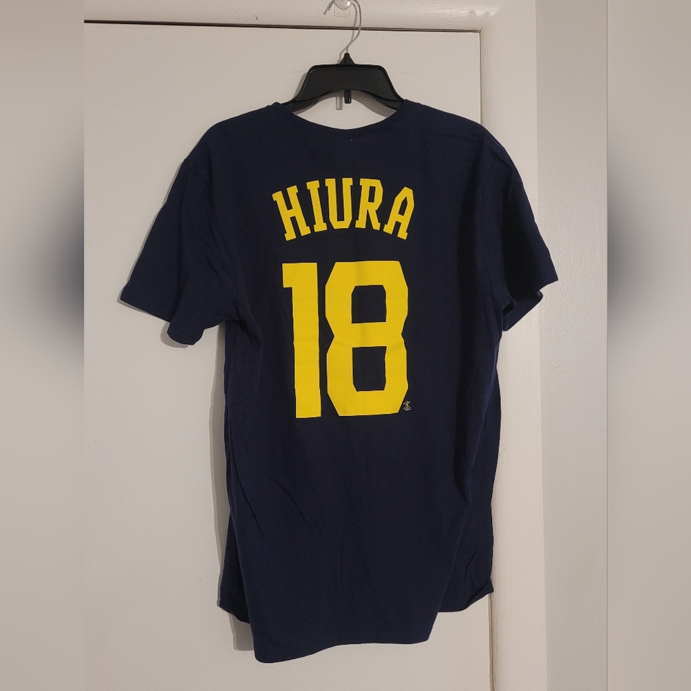 Milwaukee Brewers Keston Hiura T-Shirt Jersey size large - Picture 2 of 3